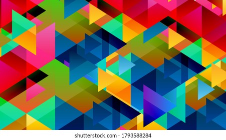 Geometric background with colorful shapes
Background