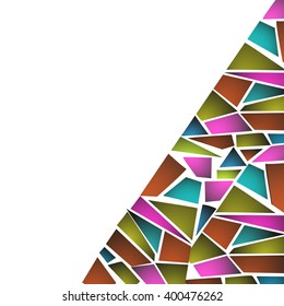 geometric background with colorful shapes