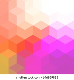 Geometric background. Colorful square illustration.

