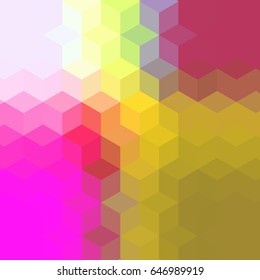 Geometric background. Colorful square illustration.

