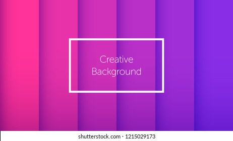 Geometric background with colorful vertical stripes. Creative background for landing page, banner and cover, poster and presentation. Modern template for graphic design. Vector Eps10