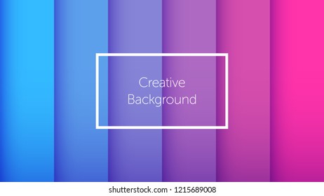 Geometric background with colorful vertical stripes. Creative background for landing page, banner and cover, poster and presentation. Modern template for graphic design. Vector Eps10