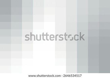 A geometric background composed of squares in varying shades of gray, creating a subtle gradient effect. The pattern transitions from dark gray on the left to white on the right.