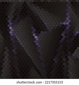 Fondo geométrico compuesto de guijarros negros. estilo poligonal.