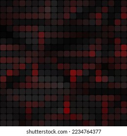 Geometrischer Hintergrund, bestehend aus schwarzen Kieselsteinen. polygonal.