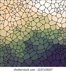 Geometric background consisting of color pebbles. polygonal style.
