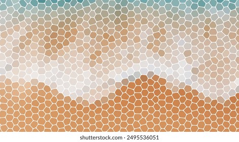 Fondo geométrico que consiste en guijarros de color. estilo poligonal.