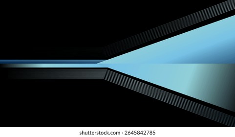 Geometric Background with Cool Blue Tones For presentation, Website banner, cover, and Wallpaper