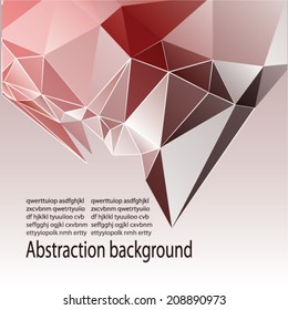 Geometric background. Cover design, book design. Diamond background