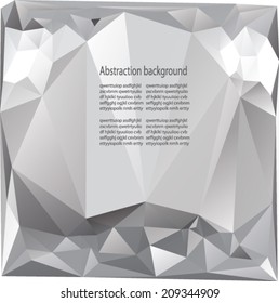 Geometric background. Cover design, book design. Diamond background