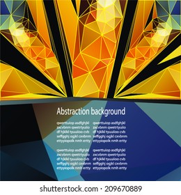 Geometric background. Cover design, book design. Diamond background