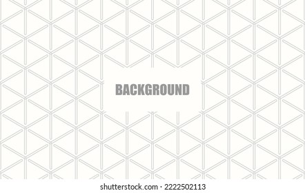 Geometric background, Cubic seamless pattern, vector