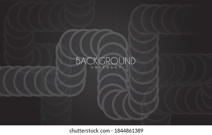 geometric background with dark black color. vector