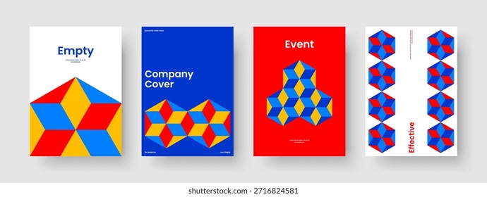 Projeto de fundo geométrico. Layout do Relatório Abstrato. Modelo de Faixa Criativa. Brochura. Capa de Livro. Cartaz. Apresentação de negócios. Panfleto. Notebook. Carteira. Identidade da marca. Diário. Conhecimento Manual