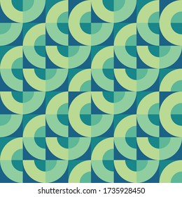 Diseño de fondo geométrico. Resumen de un patrón impecable. Cartel de la pancarta de la plantilla de vectores. Ornamento de mosaico decorativo. 