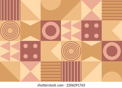 Geometric background. Design for banner, template, social media, cover, print etc. Vector illustration