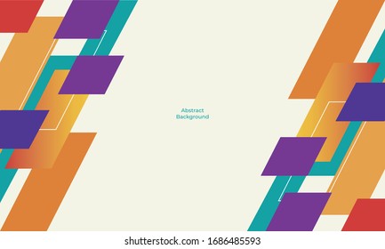 Geometric background design, colorfull background design