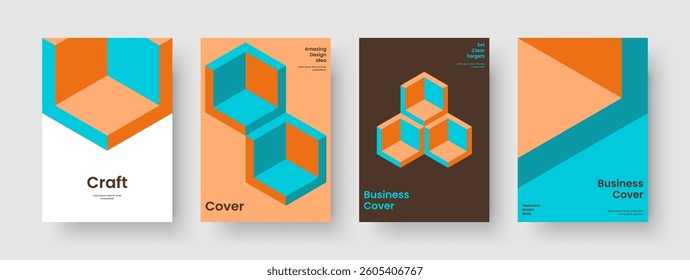 Geometric Background Design. Creative Book Cover Template. Isolated Banner Layout. Report. Brochure. Flyer. Business Presentation. Poster. Portfolio. Notebook. Advertising. Leaflet. Pamphlet