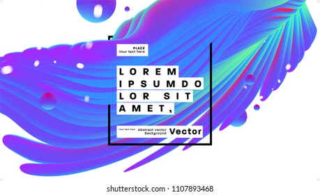 Geometric background design. Dynamic shapes and fluid elements. Eps10 vector illustration.