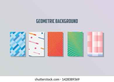 geometric background design icon vector ilustration