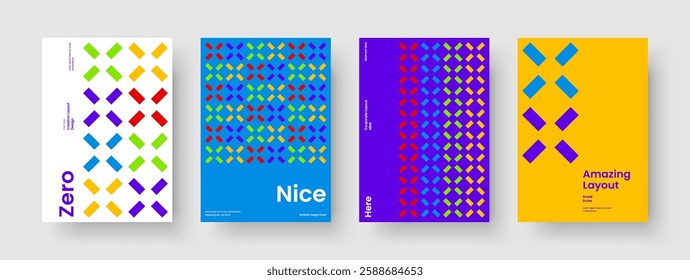 Geometric Background Design. Isolated Banner Layout. Creative Report Template. Brochure. Business Presentation. Flyer. Poster. Book Cover. Journal. Leaflet. Notebook. Newsletter. Portfolio