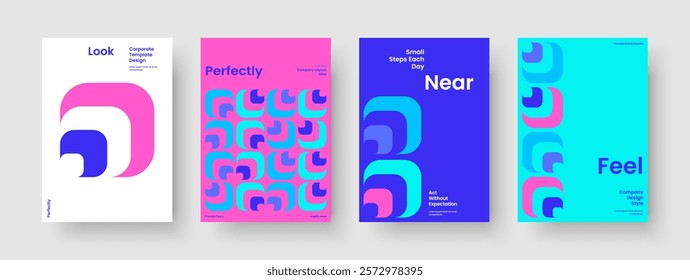 Geometric Background Design. Isolated Book Cover Layout. Abstract Banner Template. Report. Business Presentation. Flyer. Brochure. Poster. Handbill. Advertising. Leaflet. Pamphlet. Journal