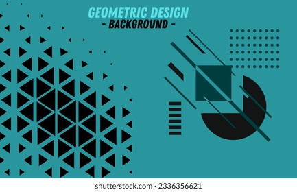 Diseño de fondo geométrico, diseño de cubiertas mínimas. Fondo geométrico colorido, ilustración vectorial.