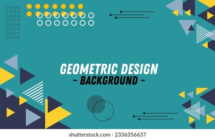 Geometric background design, minimal covers design. Colorful geometric background, vector illustration.