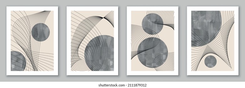 Geometric background design for poster, wall decoration, cover. EPS10 vector template.