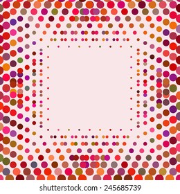 geometric background design primarily in red