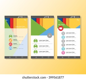 Geometric Background design, vector illustration