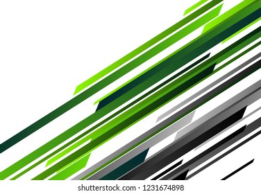 Geometric background. Diagonal straight lines. Green color.