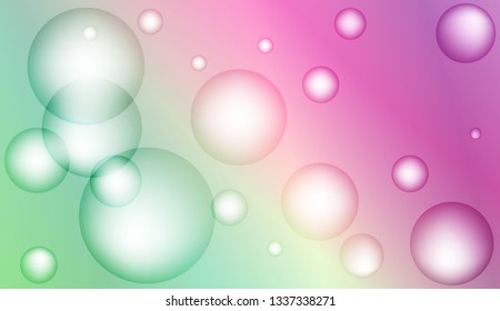 Geometric background with dynamic drop compositions. For cover page, landing page, banner. Pastel Gradient Color Vector illustration
