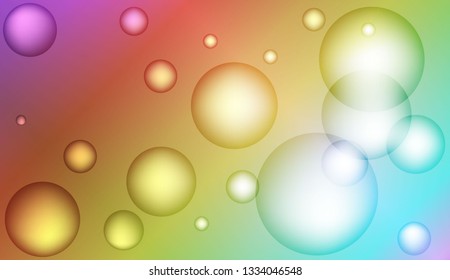 Geometric background with dynamic shape compositions. For your design wallpaper, presentation, banner, flyer, cover page, landing page. Bright Gradient Color Vector illustration