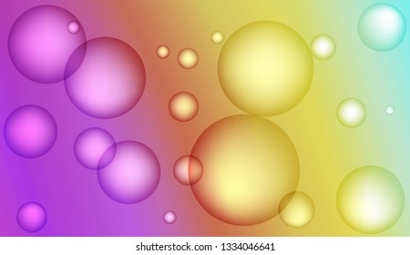 Geometric background with dynamic shape compositions. For your design wallpaper, presentation, banner, flyer, cover page, landing page. Bright Gradient Color Vector illustration