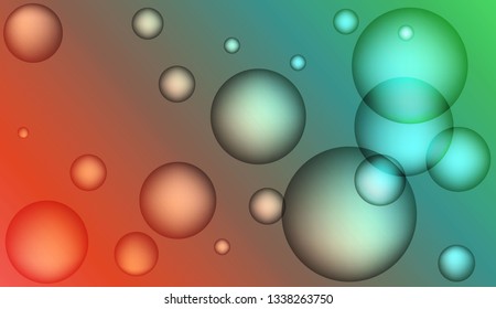 Geometric background with dynamic shape compositions. For your design wallpaper, presentation, banner, flyer, cover page, landing page. Bright Gradient Color Vector illustration