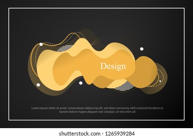 Geometric background. Dynamic shapes composition. Eps10 vector