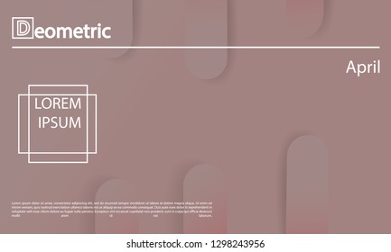 Geometric background. Dynamic shapes composition. Eps10 vector.