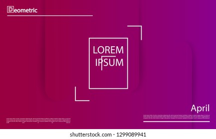 Geometric background. Dynamic shapes composition. Eps10 vector.