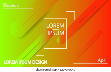 Geometric background. Dynamic shapes composition. Eps10 vector.