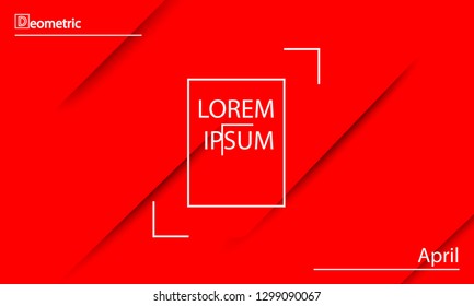 Geometric background. Dynamic shapes composition. Eps10 vector.