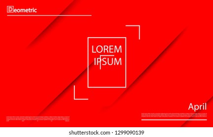 Geometric background. Dynamic shapes composition. Eps10 vector.