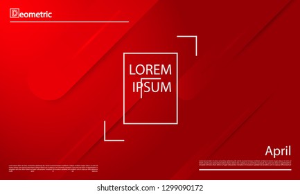 Geometric background. Dynamic shapes composition. Eps10 vector.