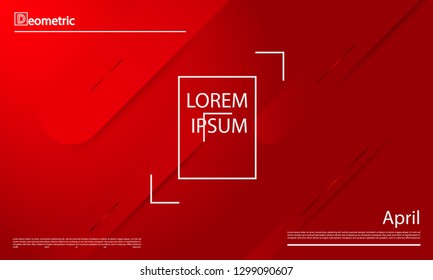Geometric background. Dynamic shapes composition. Eps10 vector.