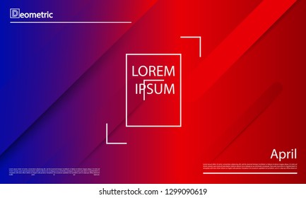 Geometric background. Dynamic shapes composition. Eps10 vector.