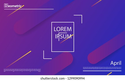 Geometric background. Dynamic shapes composition. Eps10 vector.