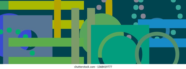 Geometric background. Dynamic shapes composition. Minimal modern banner design. Future geometric vector texture. 