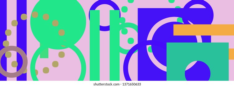 Geometric background. Dynamic shapes composition. Minimal modern banner design. Future geometric vector texture. 