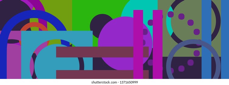 Geometric background. Dynamic shapes composition. Minimal modern banner design. Future geometric vector texture. 