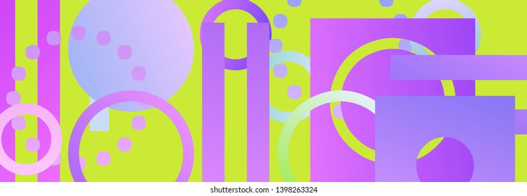 Geometric background. Dynamic shapes composition. Minimal modern banner design. Future geometric vector texture. 